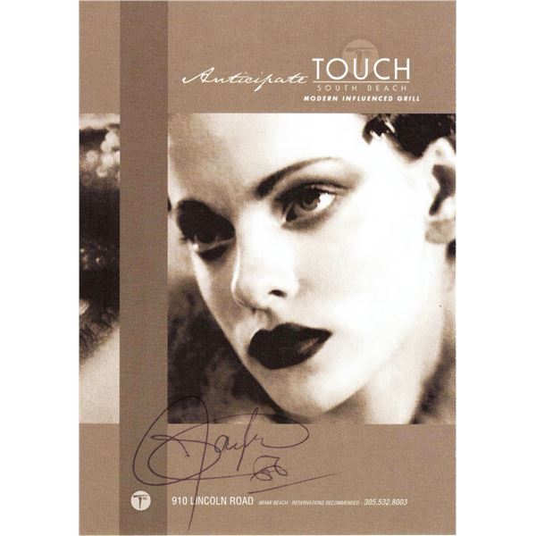 Lawrence Taylor signed post card