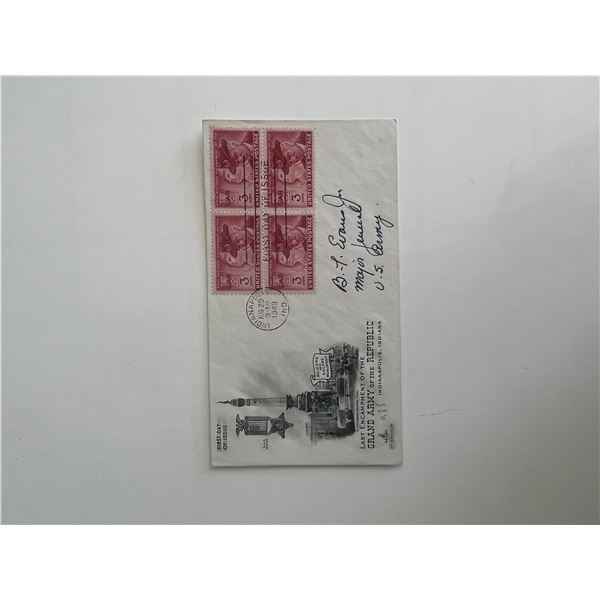 Major General Benjamin Franklin Evans Jr. signed FDC