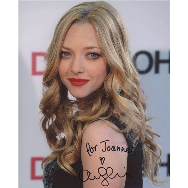Amanda Seyfried signed photo