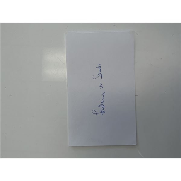 Opera singer original signature