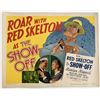 Image 1 : Roar with Red Skeleton in The Show-Off vintage movie poster