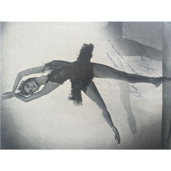 Ballerina Rowena Janson signed photo