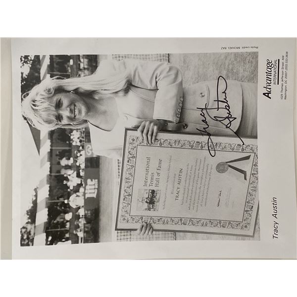 Tennis champion Tracy Austin signed photo