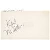 Image 1 : Karl Malden signature cut - On the Waterfront