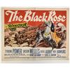 Image 1 : The Black Rose vintage movie poster