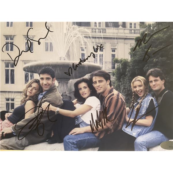 Friends cast signed photo