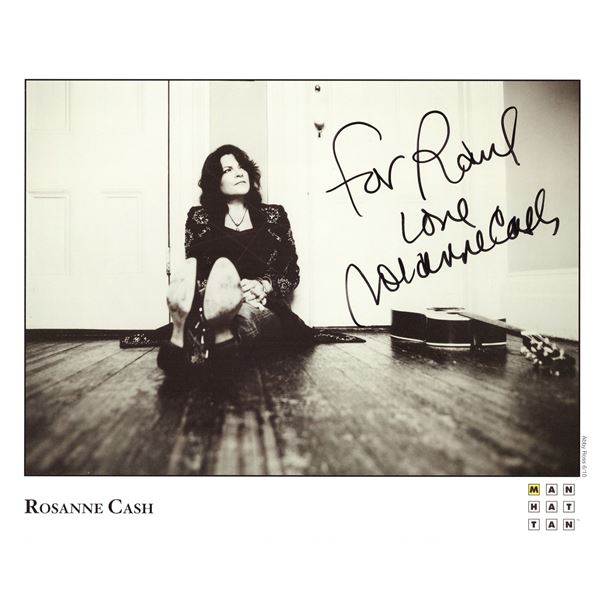 Rosanne Cash signed photo