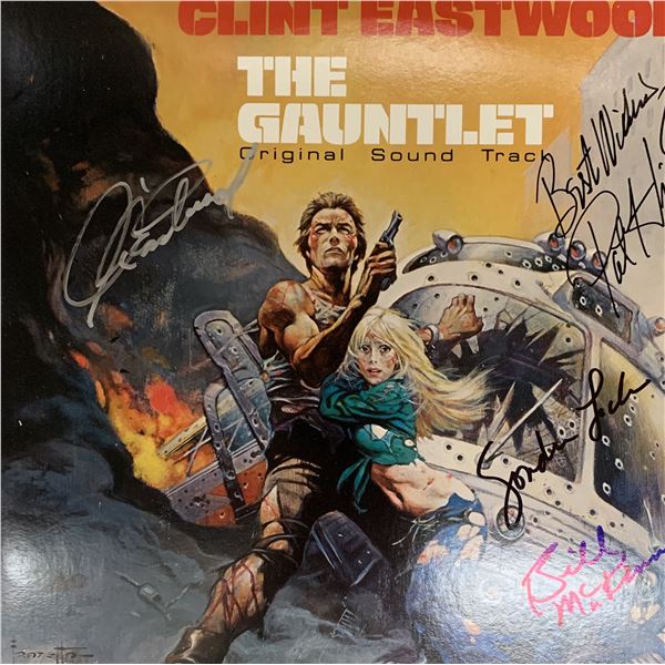 Clint Eastwood cast signed The Gauntlet sound track