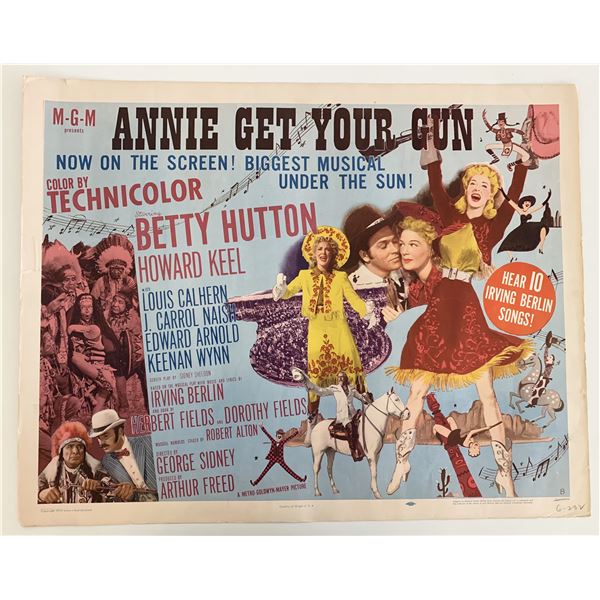 Annie Get Your Gun vintage movie poster