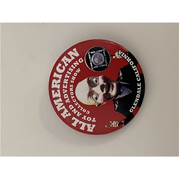 All American Toy and Advertising pin