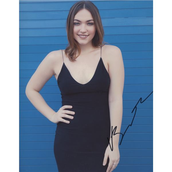 Violett Beane signed photo
