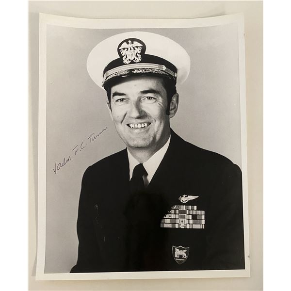 Vice Admiral Frederick C. Turner signed photo