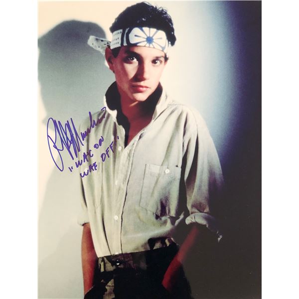 The Karate Kid Ralph Macchio signed photo