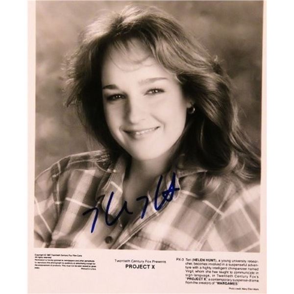 Helen Hunt signed promo photo