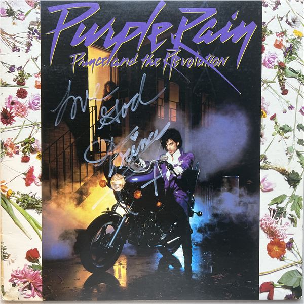 Prince Purple Rain signed album
