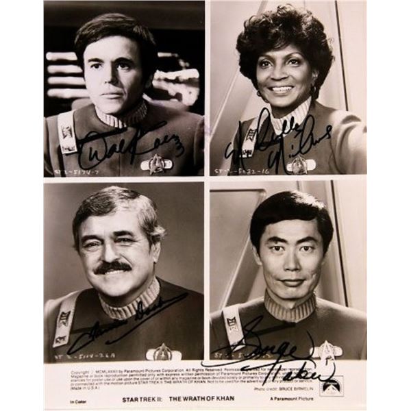 Star Trek II signed promo photo