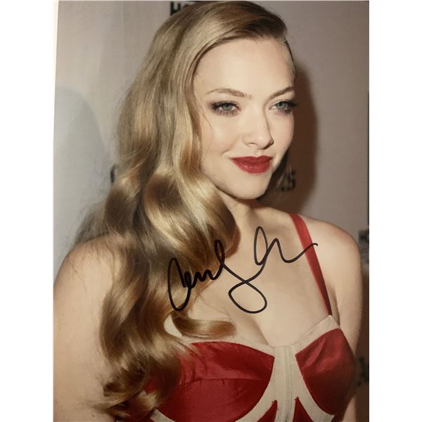Amanda Seyfried signed photo