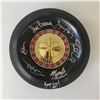 Image 1 : James Bond cast signed roulette wheel