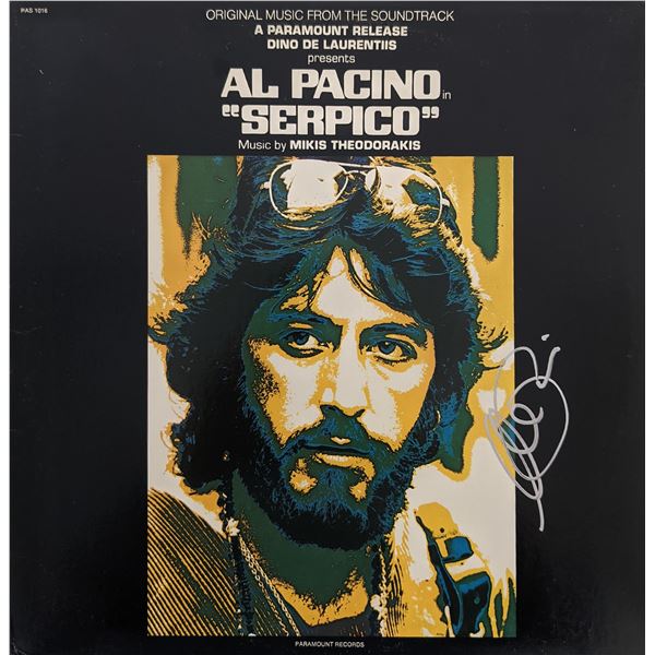 Al Pacino Signed Serpico Soundtrack Album