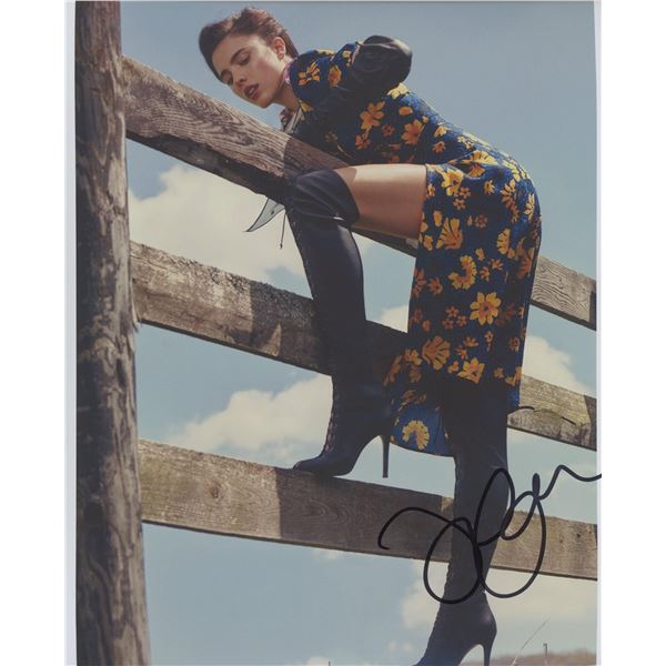 Margaret Qualley signed photo