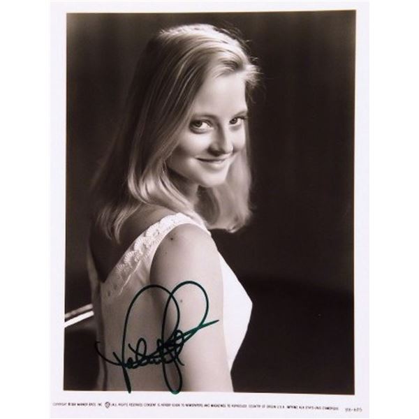 Jody Foster signed portrait photo