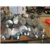 Image 1 : 16-Wooden Decoy Ducks - 16 X $