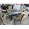 Image 1 : Patio Table w/4 Chairs