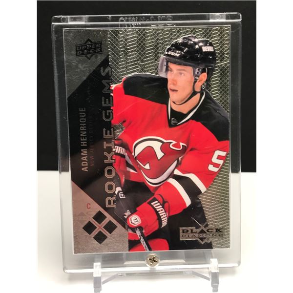 ADAM HENRIQUE RARE "QUAD DIAMOND" BLACK DIAMOND ROOKIE CARD