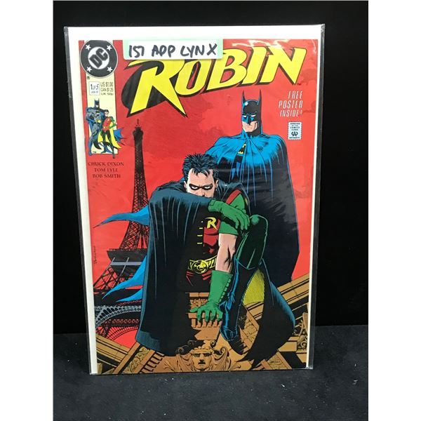Robin Dc Comics First Issue DC COMICS ROBIN NO.1 (1ST APPEARANCE LYNX)