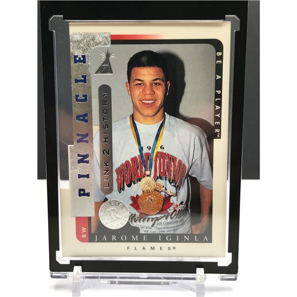 JAROME IGINLA 1997 PINNACLE ROOKIE CARD