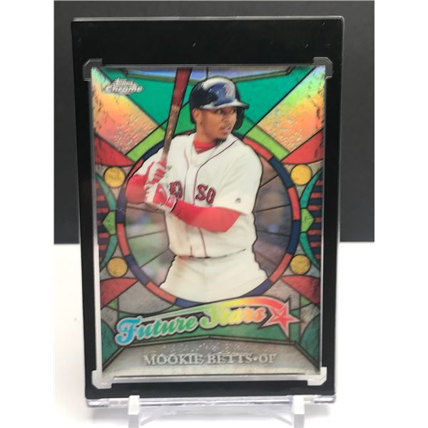 MOOKIE BETTS 2016 TOPPS CHROME ROOKIE CARD