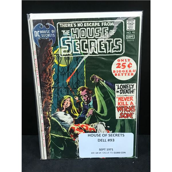 DC COMICS HOUSE OF SECRETS NO.93