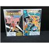 Image 1 : THE ROCKETEER NO.1 AND OMEGA MEN NO. 1AND 2 COMIC LOT