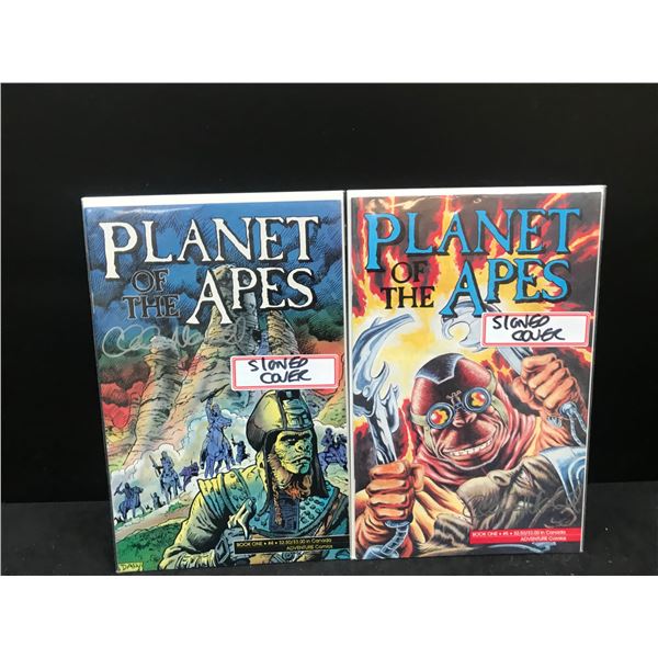 ARTIST SIGNED PLANET OF THE APES COMIC LOT