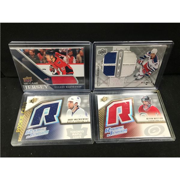 ROOKIE/GAME USED JERSEY PATCH CARD LOT