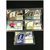 Image 1 : ROOKIE JERSEY PATCH CARD LOT X5