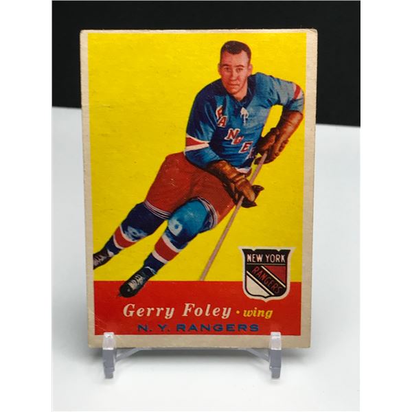 1957-58 TOPPS HOCKEY GERRY FOLEY