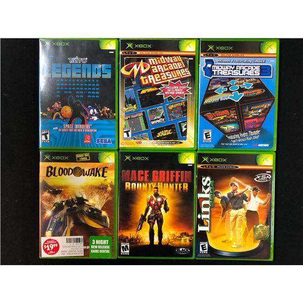 VARIOUS XBOX VIDEO GAME LOT