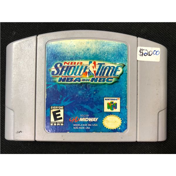 NINTENDO 64 NBA SHOWTIME NBA ON NBC VIDEO GAME