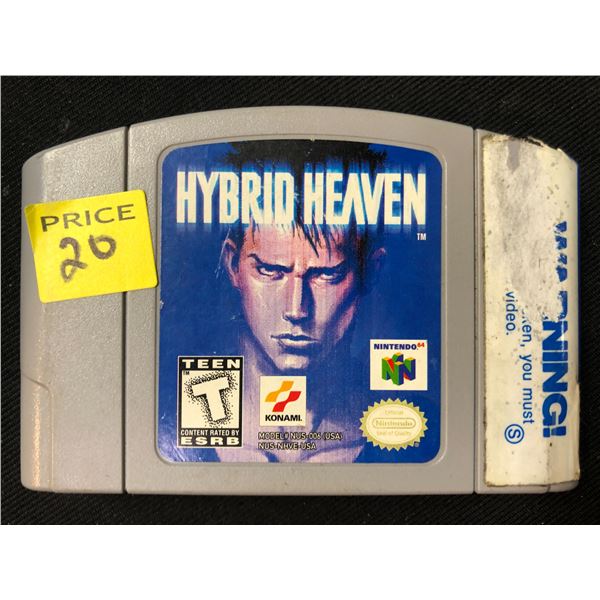 NINTENDO 64 HYBRID HEAVEN VIDEO GAME