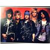 Image 1 : GUNS N' ROSES GROUP SIGNED 8X10 PHOTO (RA COA)