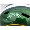 Image 2 : DAVANTE ADAMS SIGNED GREEN BAY PACKERS FULL SIZE SPEED HELMET (BECKETT COA)