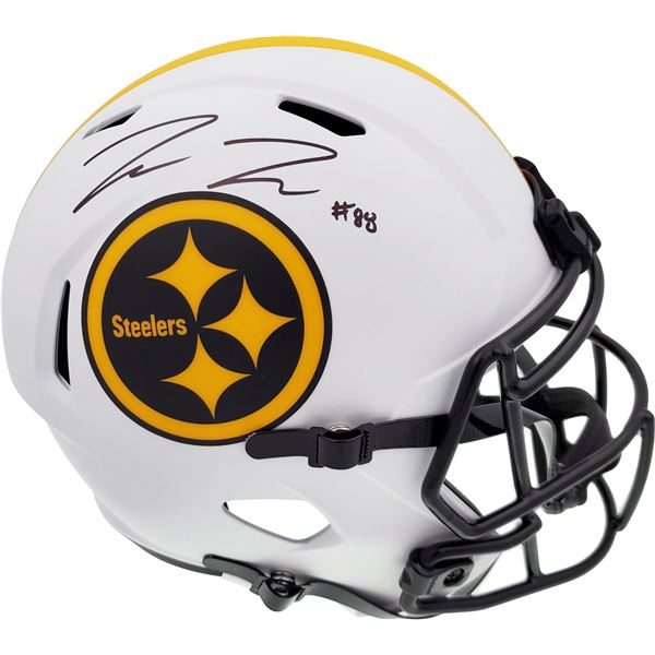 PAT FRIERMOUTH SIGNED PITTSBURGH STEELERS HELMET (BECKETT COA)