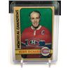 Image 1 : 1972-73 TOPPS HENRI RICHARD HOCKEY CARD