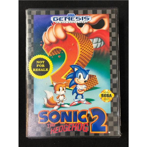 SEGA GENESIS SONIC THE HEDGEHOG 2 VIDEO GAME