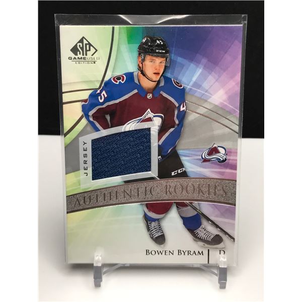 2020-21 UPPER DECK SP BOWEN BYRAM ROOKIE FABRICS