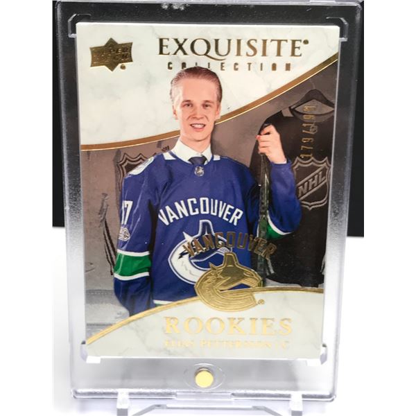 2018-19 UPPER DECK EXQUISITE ROOKIE COLLECTION ELIAS PETTERSSON 179/199