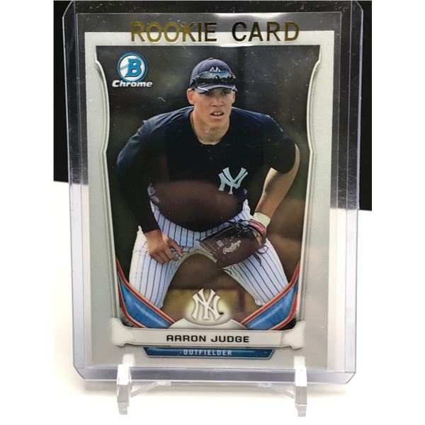 2014 TOPPS BOWMAN CHROME AARON JUDGE ROOKIE CARD