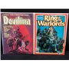 Image 1 : DEVILINA AND RING OF THE WARLORDS VINTAGE MAGAZINE LOT