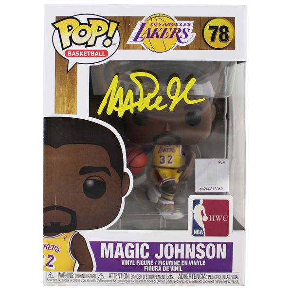 MAGIC JOHNSON SIGNED FUNKO POP (BECKETT COA)